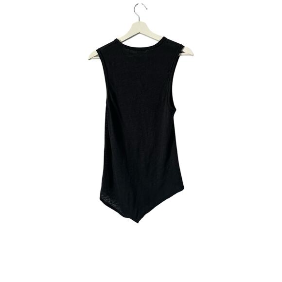 Free People All The Time Linen Blend Black Bodysuit size XS - Picture 5 of 11